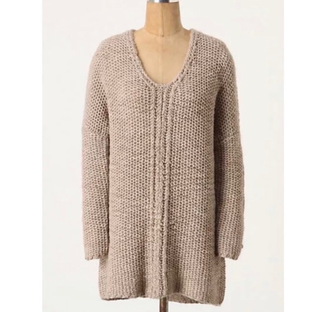 Anthropologie Moth Oversized Knit Sweater